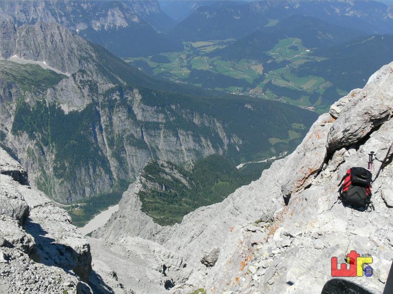 Blick zum Wimbachschlo&szlig; (937m)